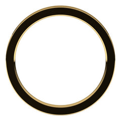 14K Yellow Gold 2 mm Comfort-Fit Flat Band Size 3.5