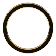 14K Yellow Gold 2.5 mm Comfort-Fit Flat Band Size 6
