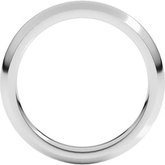 Sterling Silver 3 mm Comfort-Fit Half Round Band Size 6