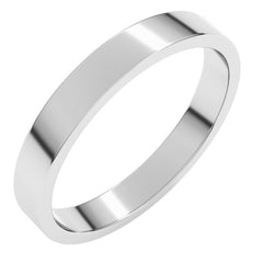 Sterling Silver 3 mm Flat Band Size 7