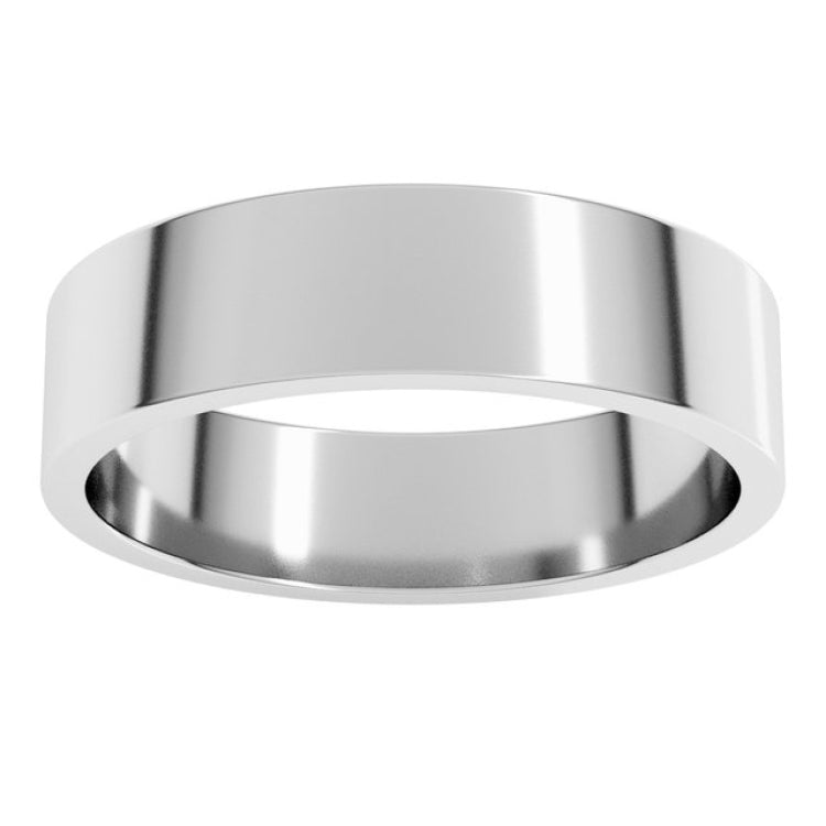 Sterling Silver 5 mm Flat Band Size 7