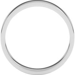 Sterling Silver 4 mm Flat Band Size 10