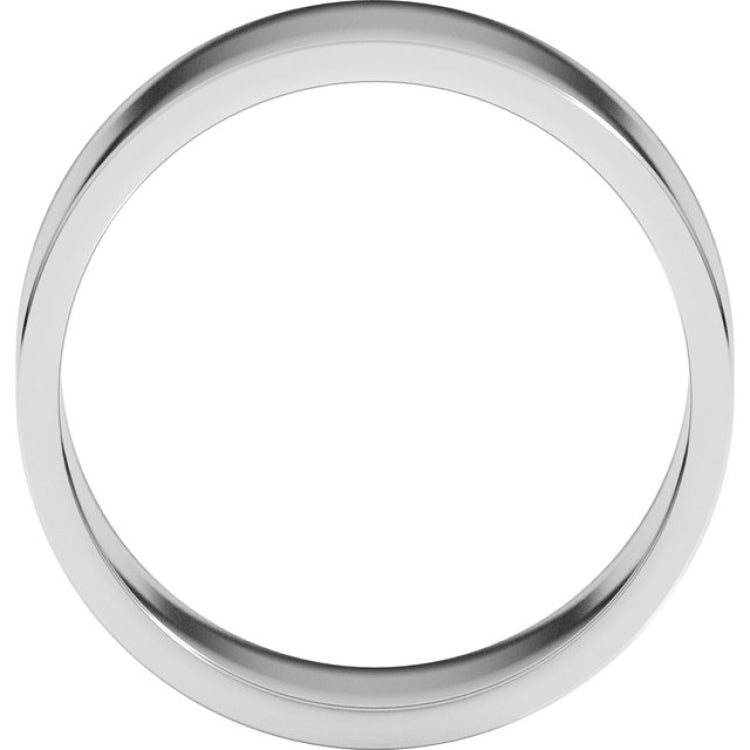 Sterling Silver 8 mm Flat Band Size 7