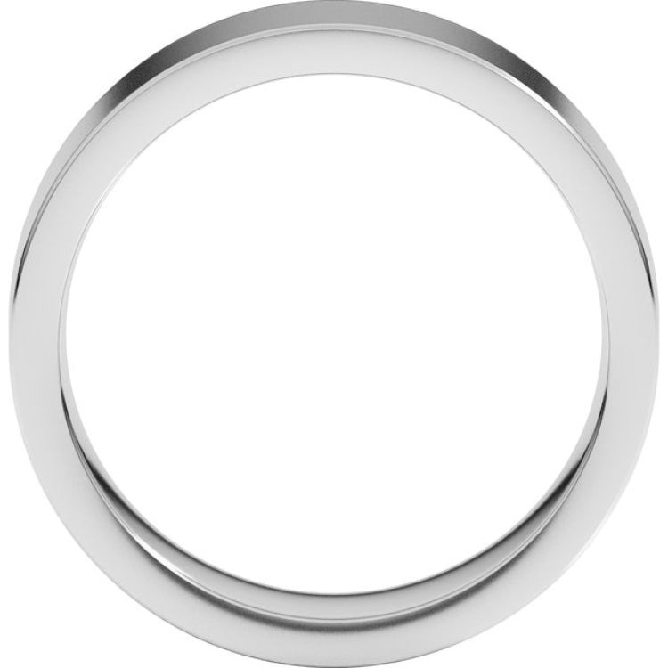 Continuum Sterling Silver 6 mm Comfort-Fit Flat Band Size 10