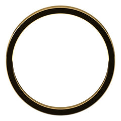 18K Yellow Gold 2.5 mm Flat Band Size 7