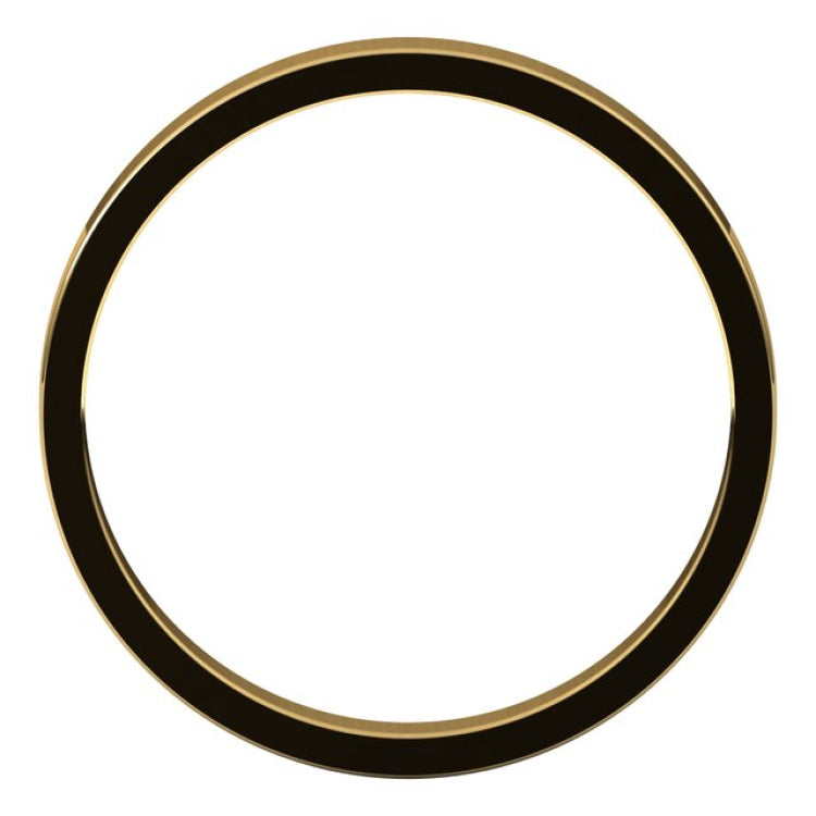 10K Yellow Gold 2.5 mm Flat Band Size 5