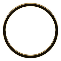 14K Yellow Gold 2 mm Ultra-Lightweight Flat Band Size 7