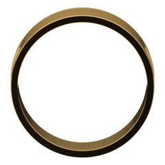 14K Yellow Gold 8 mm Ultra-Lightweight Flat Band Size 7