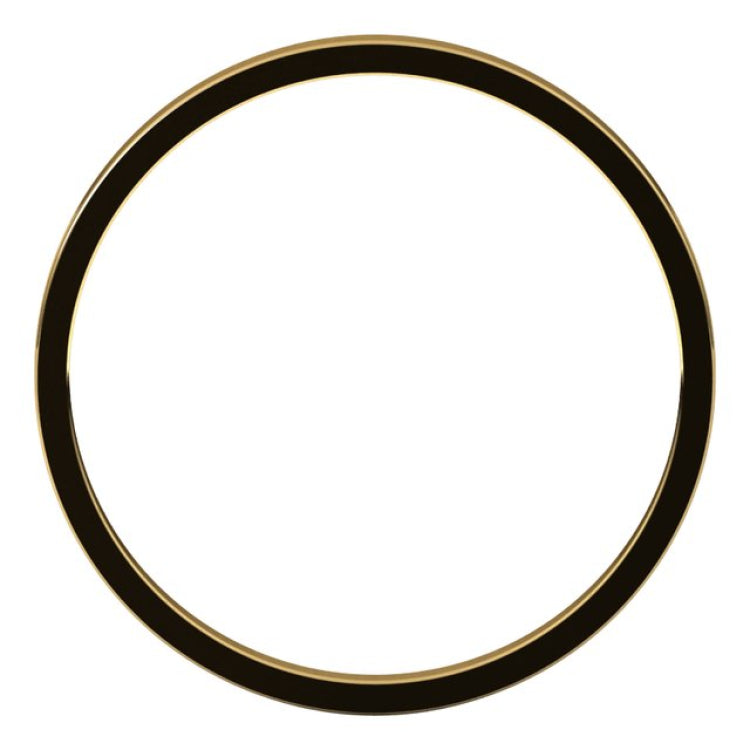 14K Yellow Gold 1.5 mm Ultra-Lightweight Flat Band Size 5.5