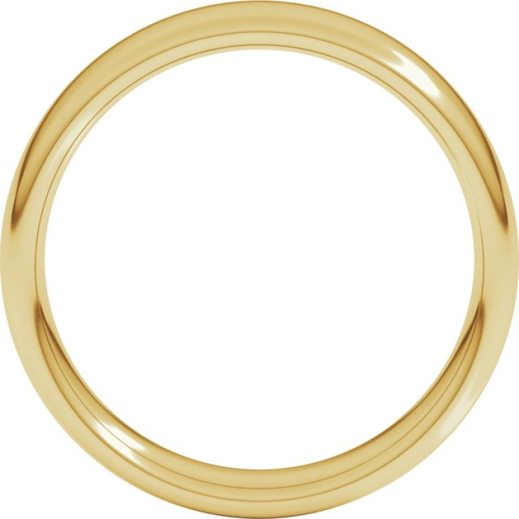 18K Yellow Gold 5 mm Comfort-Fit European-Style Band Size 11.5