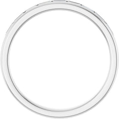 14K White Gold 1/3 CTW Natural Diamond Band