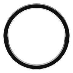 14K White Gold 1.5 mm Flat Comfort Fit Light Band Size 5.5