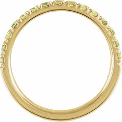 14K Yellow Gold 1/2 CTW Lab-Grown Diamond Stackable Ring