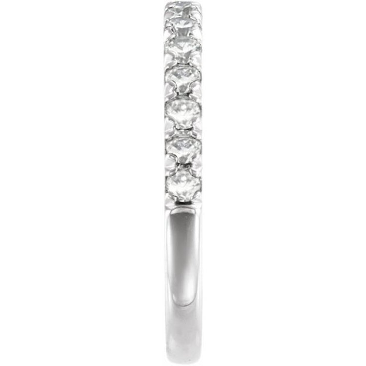 Sterling Silver 1/2 CTW Lab-Grown Diamond Stackable Ring