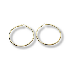 3in Tube Hoop earrings