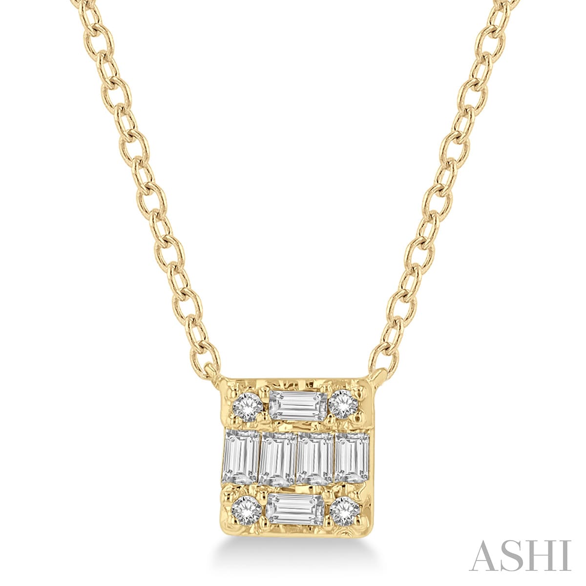 Ashi Fusion Petite Diamond Fashion Pendant