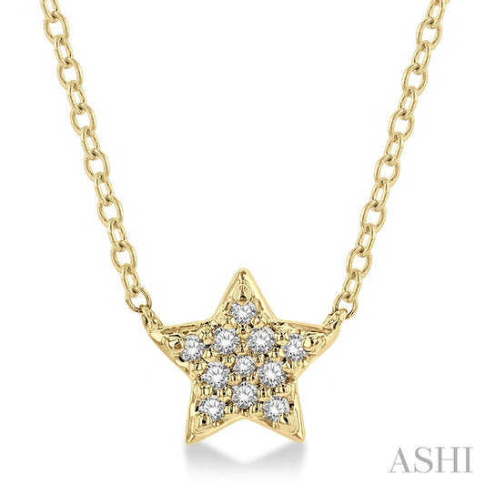 Ashi Star Petite Diamond Fashion Pendant