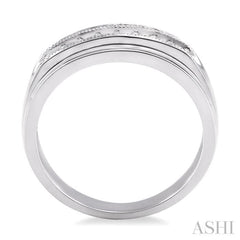 1/8 Ctw Round Cut Diamond Women's Ring in 10K White Gold