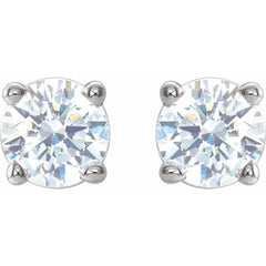 14K White Gold 1/3 CTW Natural Diamond Earrings