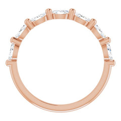 14K Rose 1/2 CTW Natural Diamond Anniversary Band