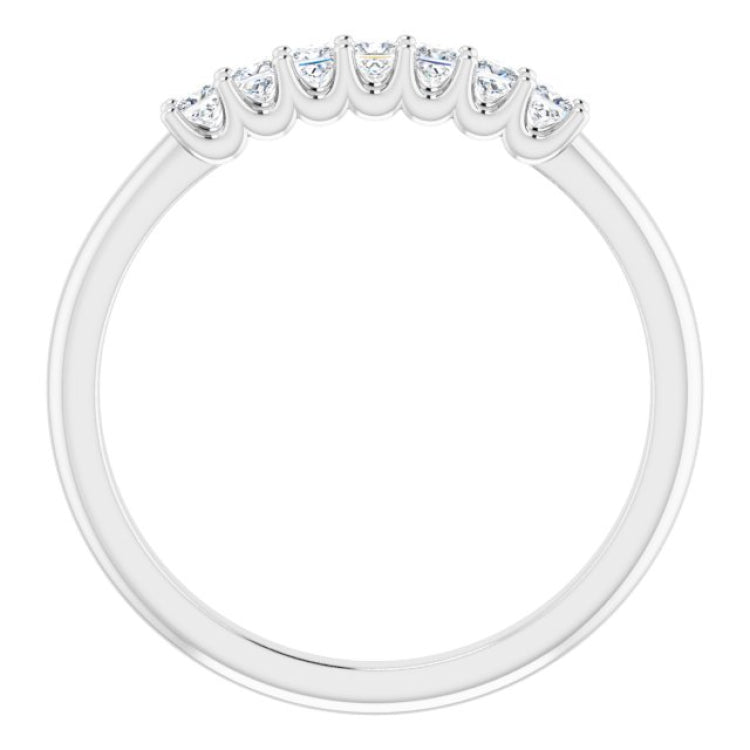 Platinum 1/4 CTW Natural Diamond Anniversary Band