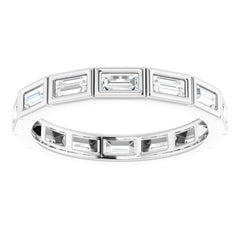 14K White 1/2 CTW Diamond Eternity Band