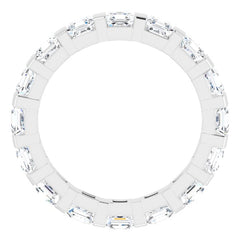Platinum 2 1/2 CTW Natural Diamond Eternity Band Size 6
