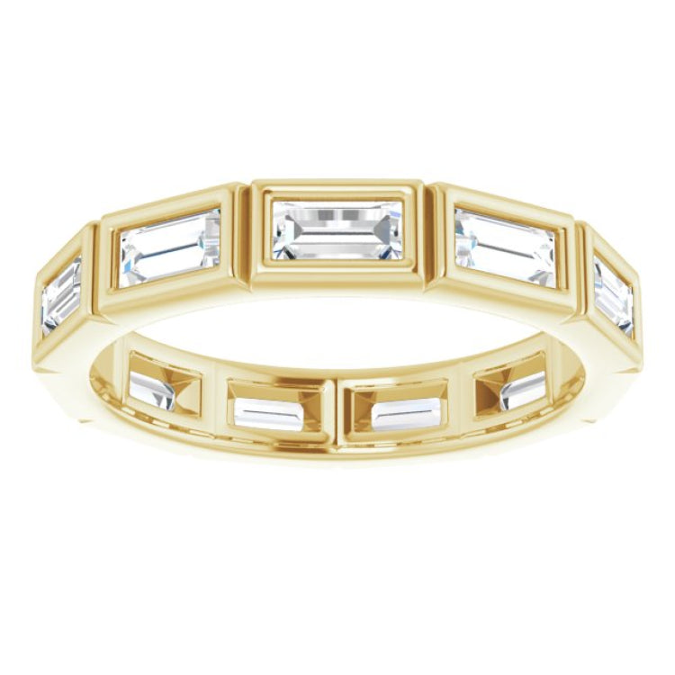 14K Yellow 1 CTW Diamond Eternity Band