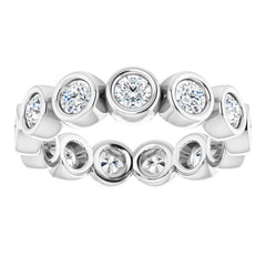 Platinum 1 1/3 CTW Natural Diamond Eternity Band Size 6