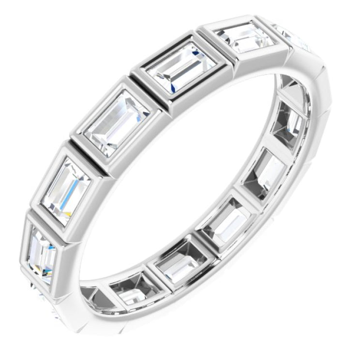 Platinum 1 1/6 CTW Diamond Eternity Band