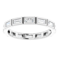 14K White 1/2 CTW Diamond Eternity Band