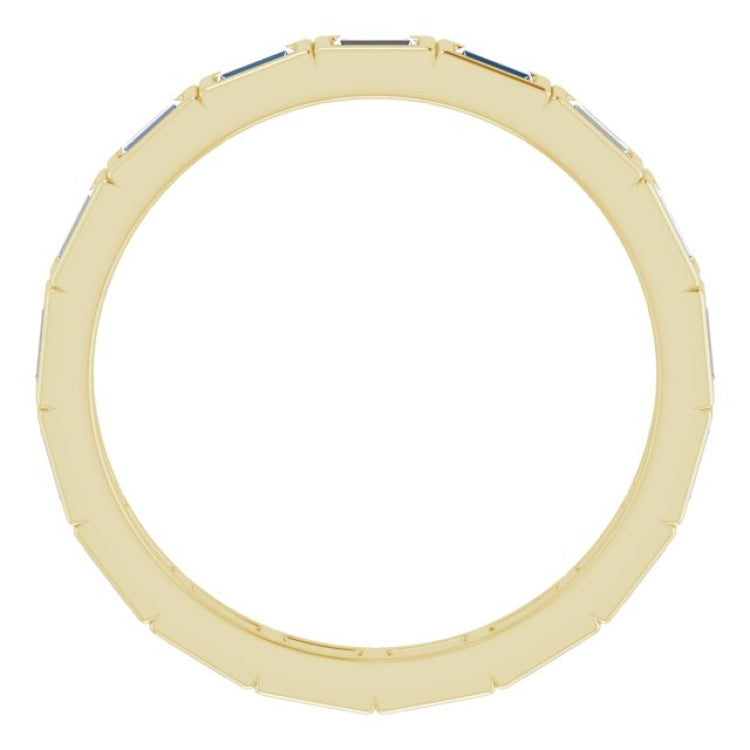 14K Yellow 1/3 CTW Diamond Eternity Band
