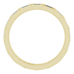 14K Yellow 1/3 CTW Diamond Eternity Band