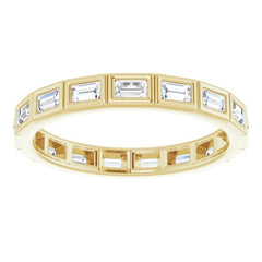 14K Yellow 1/3 CTW Diamond Eternity Band