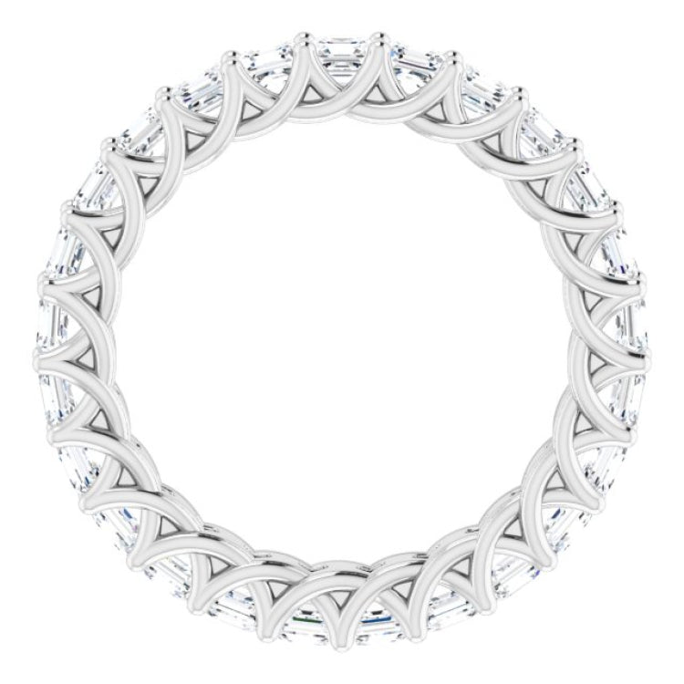 Platinum 2 1/8 CTW Natural Diamond Eternity Band Size 7