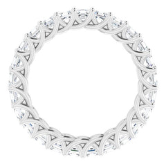 Platinum 2 1/8 CTW Natural Diamond Eternity Band Size 7