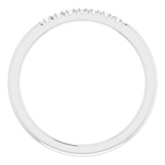 Platinum 1/10 CTW Natural Diamond Anniversary Band