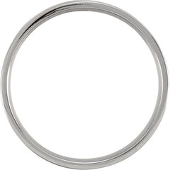 Titanium 4 mm Flat Polished Band Size 8.5