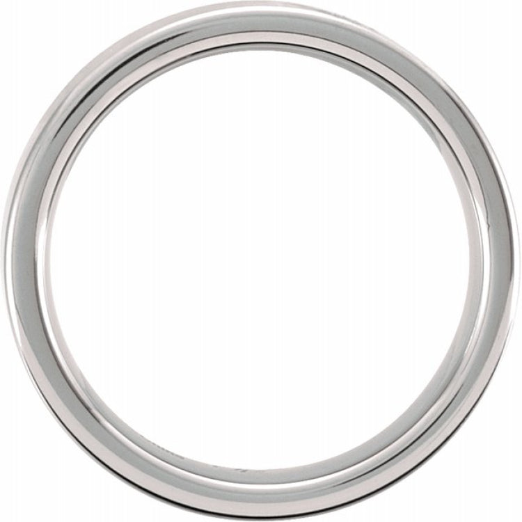 Tungsten 6 mm Flat Satin Band Size 7