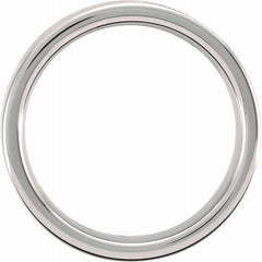 Tungsten 6 mm Flat Satin Band Size 11.5