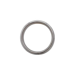 Tungsten 8 mm Satin Finished Band with Ridged Edges Size 11