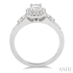 1/4 Ctw Diamond Semi-Mount Engagement Ring in 14K White Gold