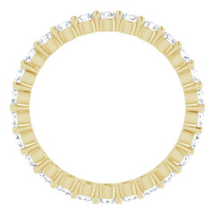 14K Yellow 3/4 CTW Lab-Grown Diamond Eternity Band Size 7