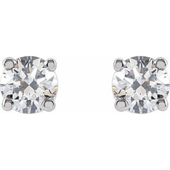 14K White Gold 1/3 CTW Lab-Grown Diamond Earrings