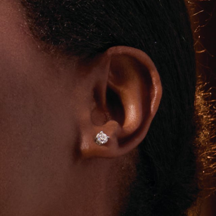 14K Yellow Gold 2 1/2 CTW Lab-Grown Diamond Earrings