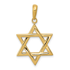 14K Star of David Pendant