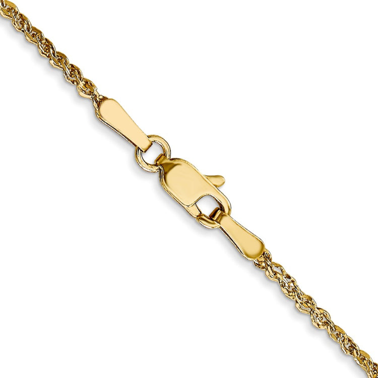 14K 18 inch 1.7mm Ropa with Lobster Clasp Chain