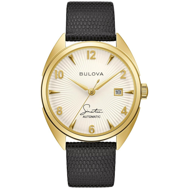 Bulova Stainless Steel Frank Sinatra Mens Watch