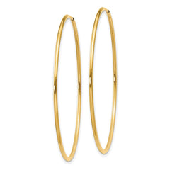 14k 1.25mm Endless Hoop Earring