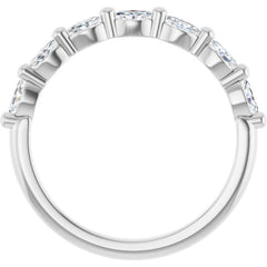 Platinum 1/3 CTW Lab-Grown Diamond Anniversary Band